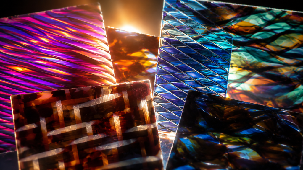 Acetati colorati GLARE per montature di design