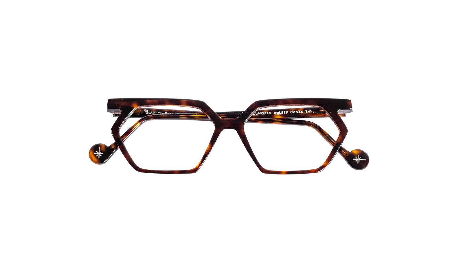 Occhiali GLARE Claretta colore 519 - vista a tre quarti