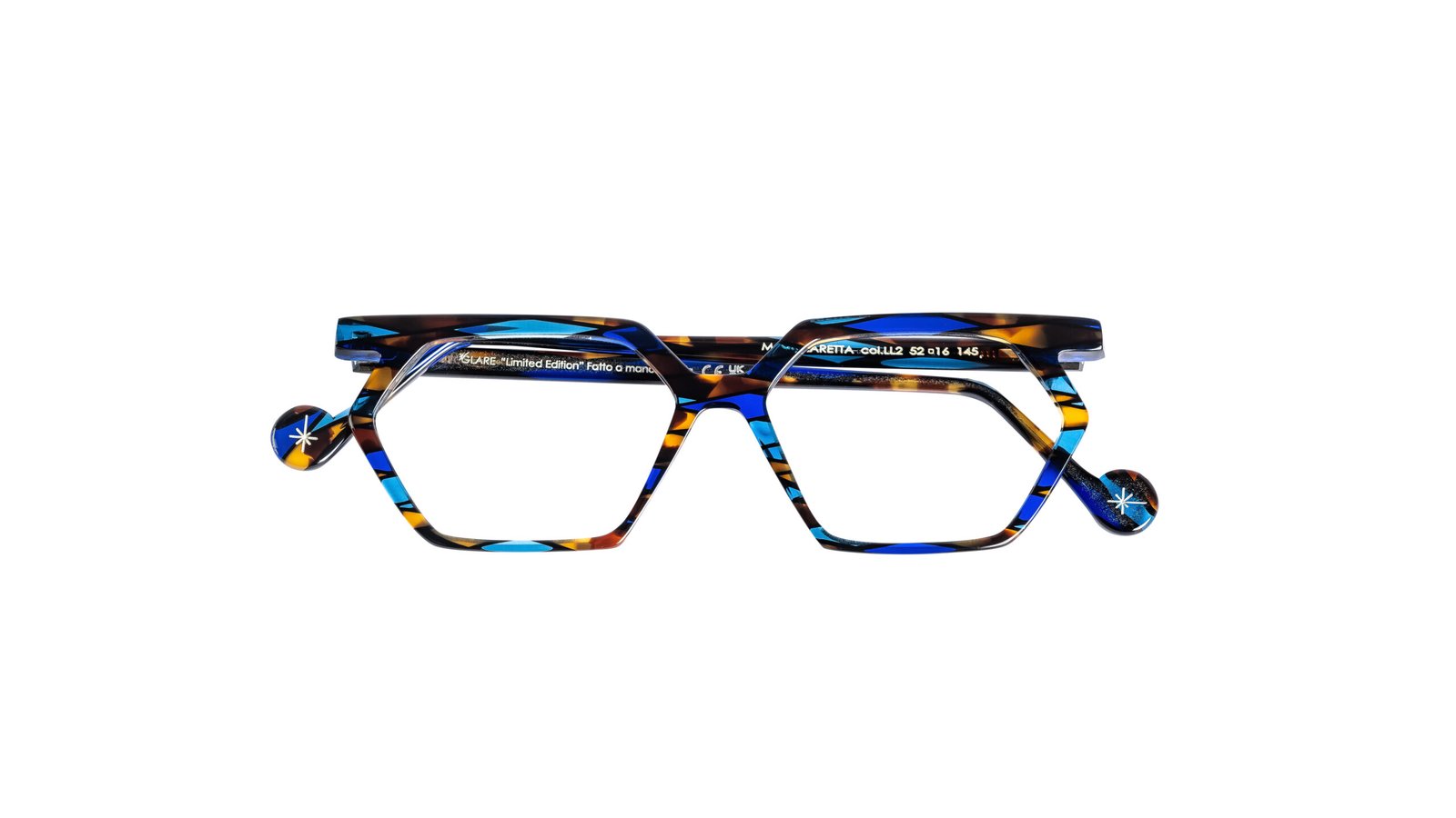 Occhiali GLARE Claretta colore ll2 - vista a tre quarti